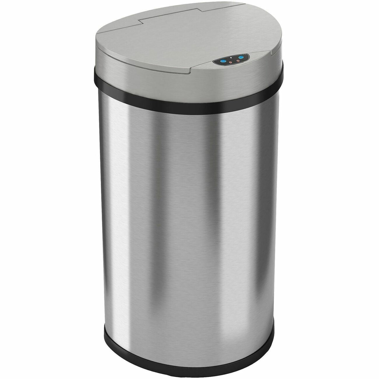 Trashcan Semiround Steel 13