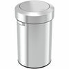 Trashcan Swingtop Stainless