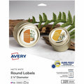 Avery Label Paper White Rnd 2-1/2