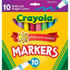 Crayola Mkr Bl Brght/Bold Reg 10Ct