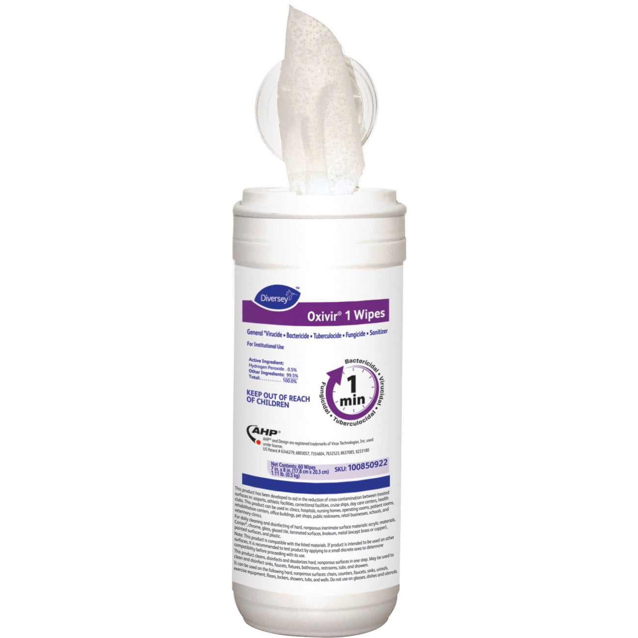 Diversey Wipes Disinfectant Oxivir 1
