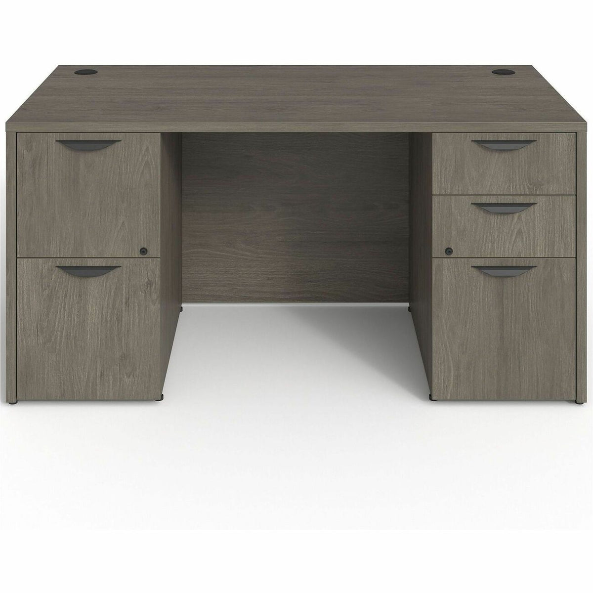 Lorell Prominence 2.0 Double-Pedestal Desk