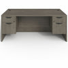 Lorell Prominence 2.0 3/4 Double-Pedestal Desk