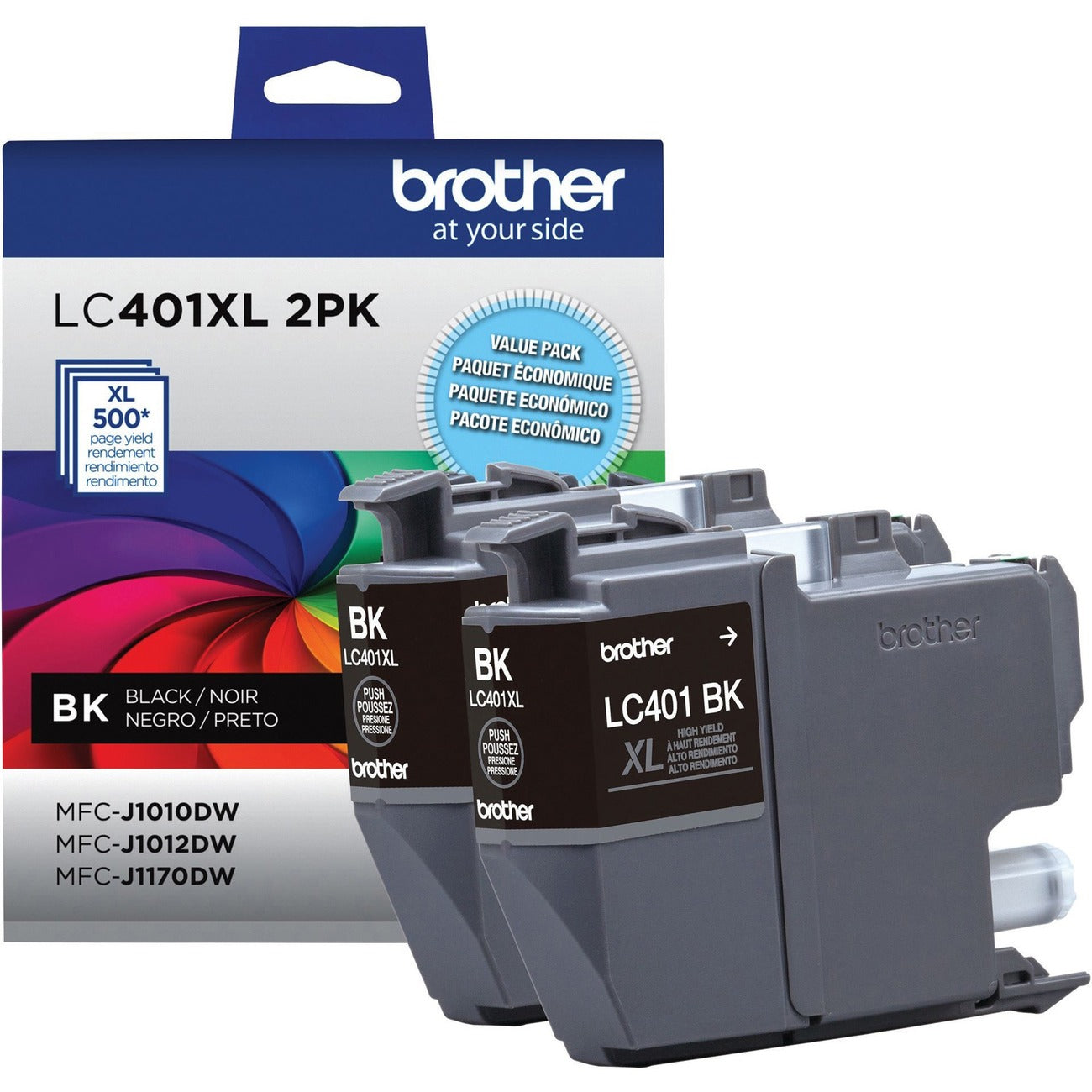 Brother Crtdg Ink Bk 2Pk