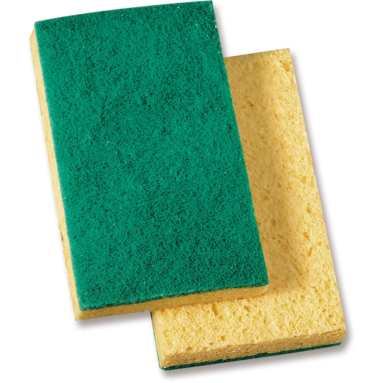 Genuine Joe Scrub Sponge Md Grn Yw 20