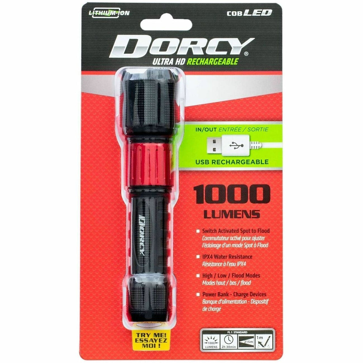 Flashlight Usb 1000 Lumen