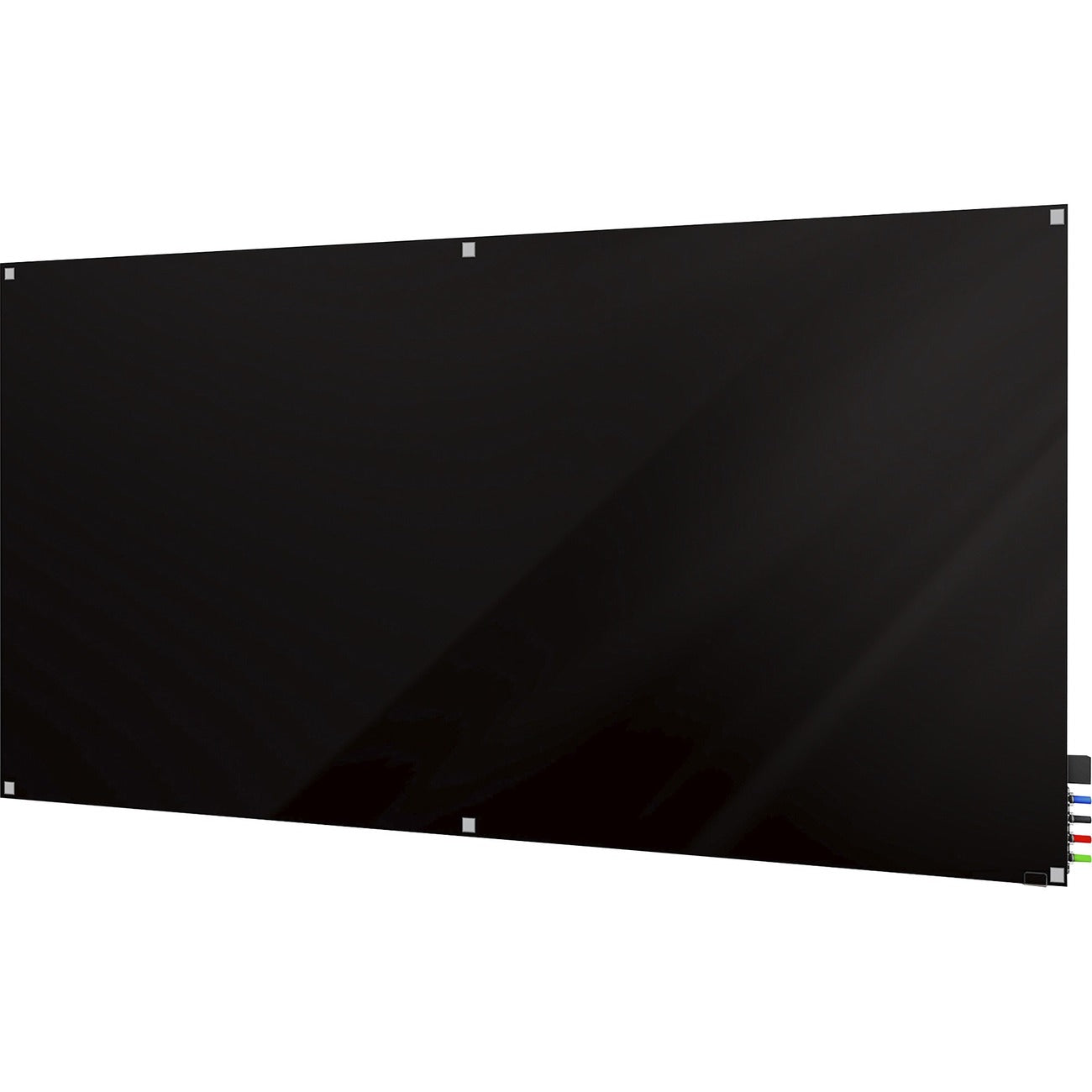 Board Mag Sq Gl 4X6 Bk