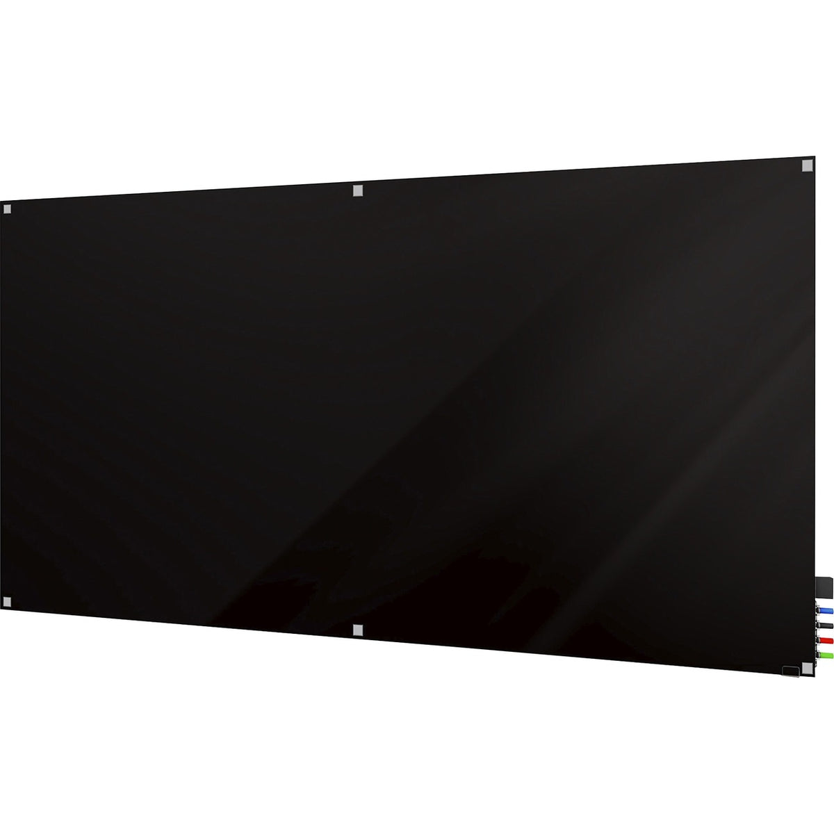 Board Mag Sq Gl 4X8 Bk