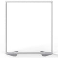 Partition Alum 54X48 Clear