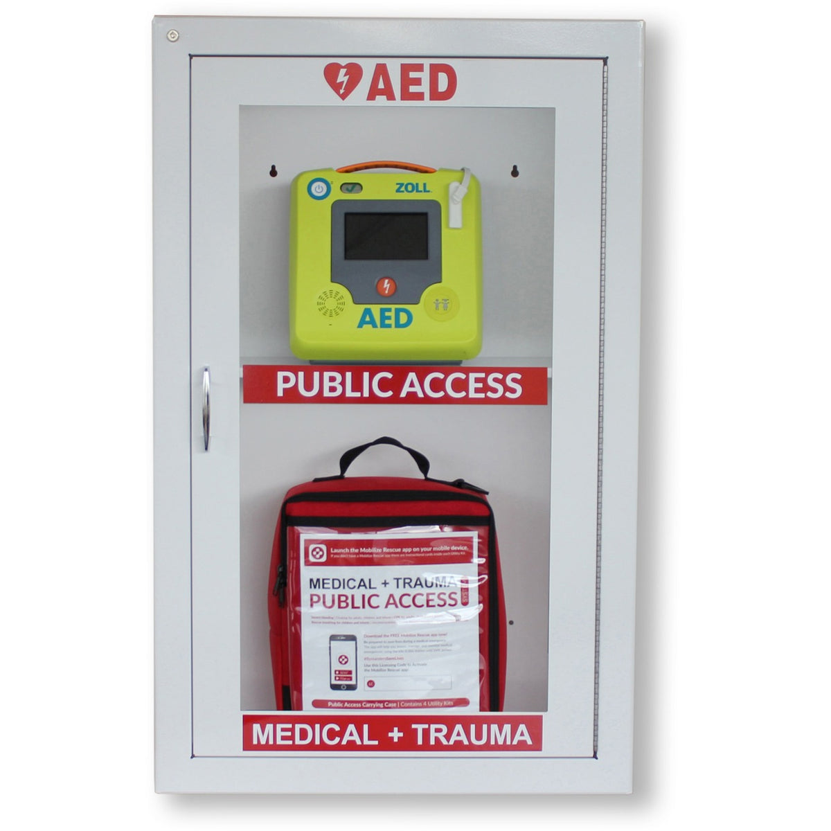 ZOLL Medical Rescue Station Alarm Wall Cabinet