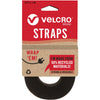 VELCRO&reg; Strap,Adjustable,Reusable,Recycled,1"x10',Black