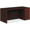 HON Desk Ped 2B1Fdrawer 66"W