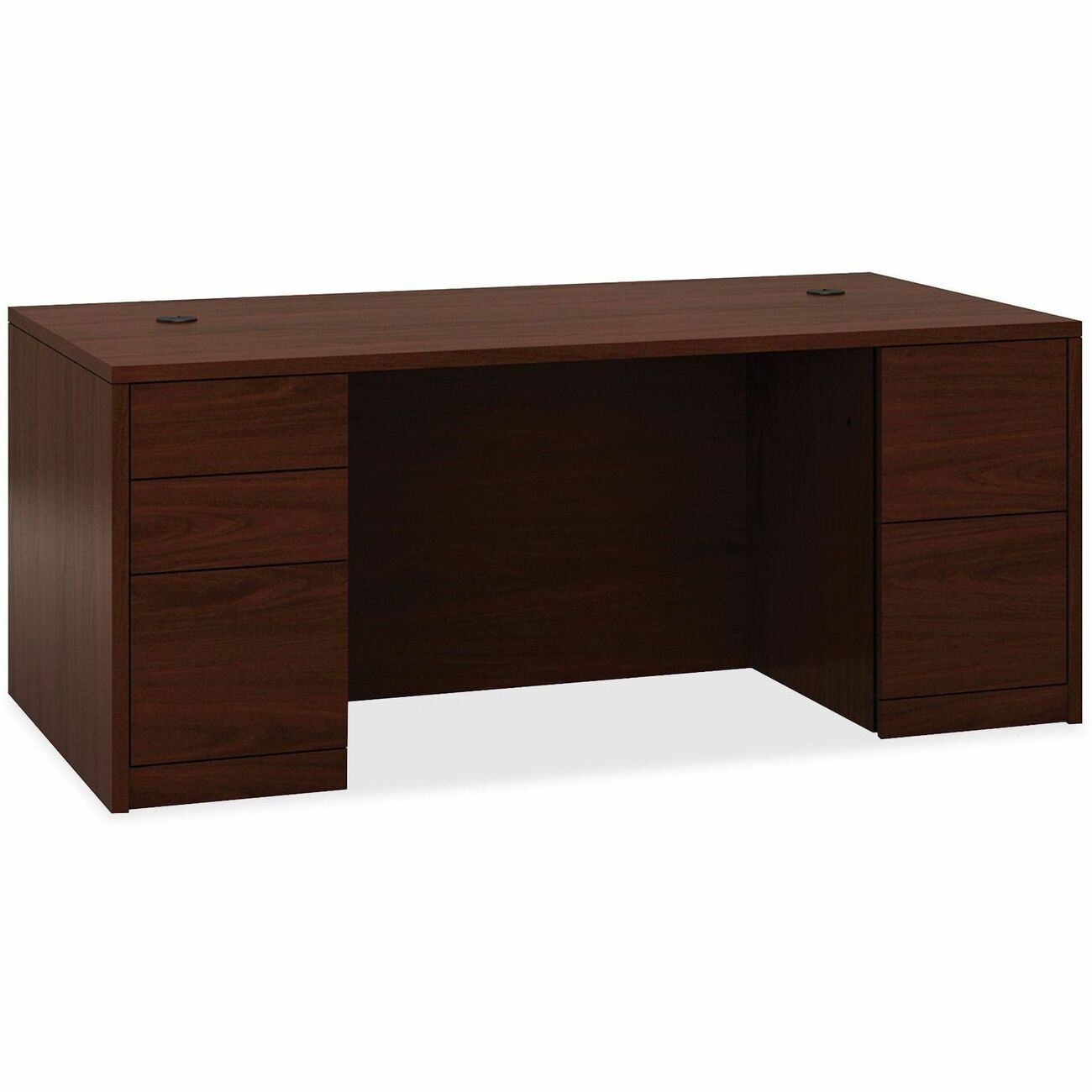 HON Desk Double Ped Mah 72X36