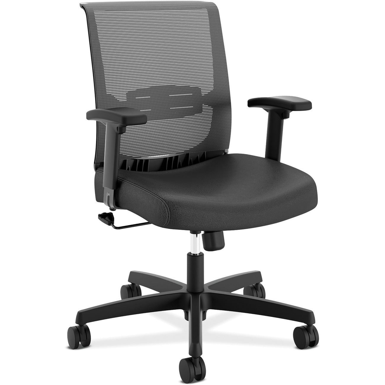 HON Chair Task Adjarm Blk