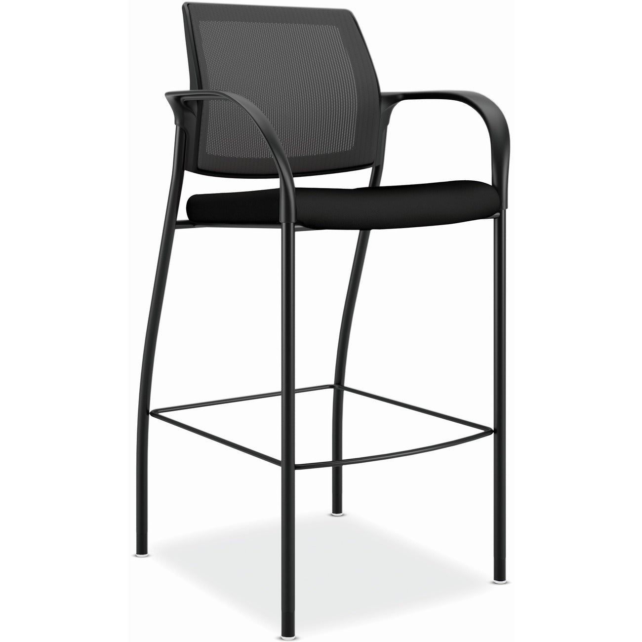HON Stool Cafe 4-Leg W/Arms Bk