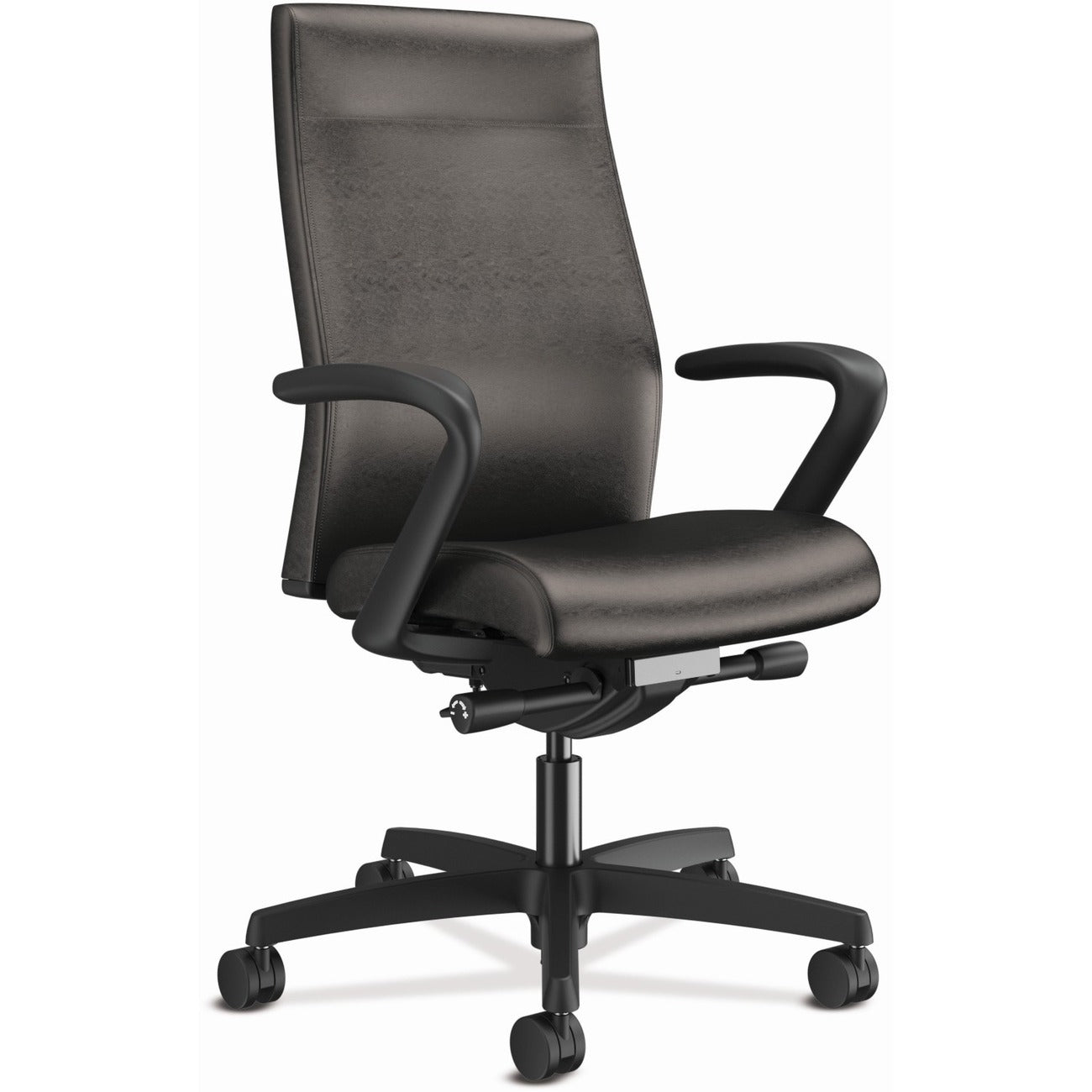 HON Chair Tsk Mdbck Fxdarm Bk