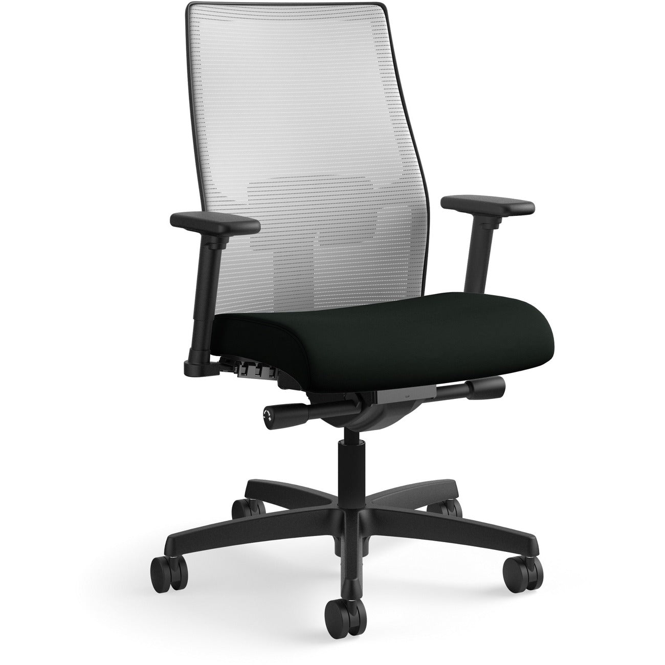 HON Chair Fgmshbk Adarm Blk Vyn
