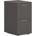 HON Pedestal 2Fdrawer Sltteak