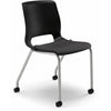HON Chair 4-Leg Stack Bk