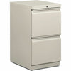 Pedestal 28"H 2 Drawer Gy