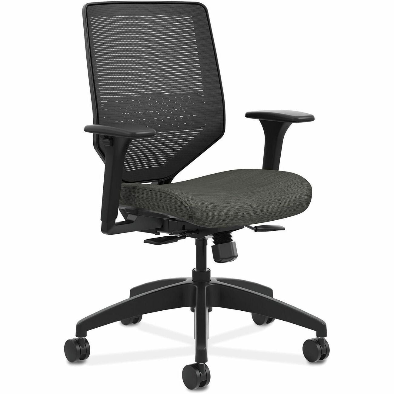 HON Chair Task Midbck W/Arms Bk