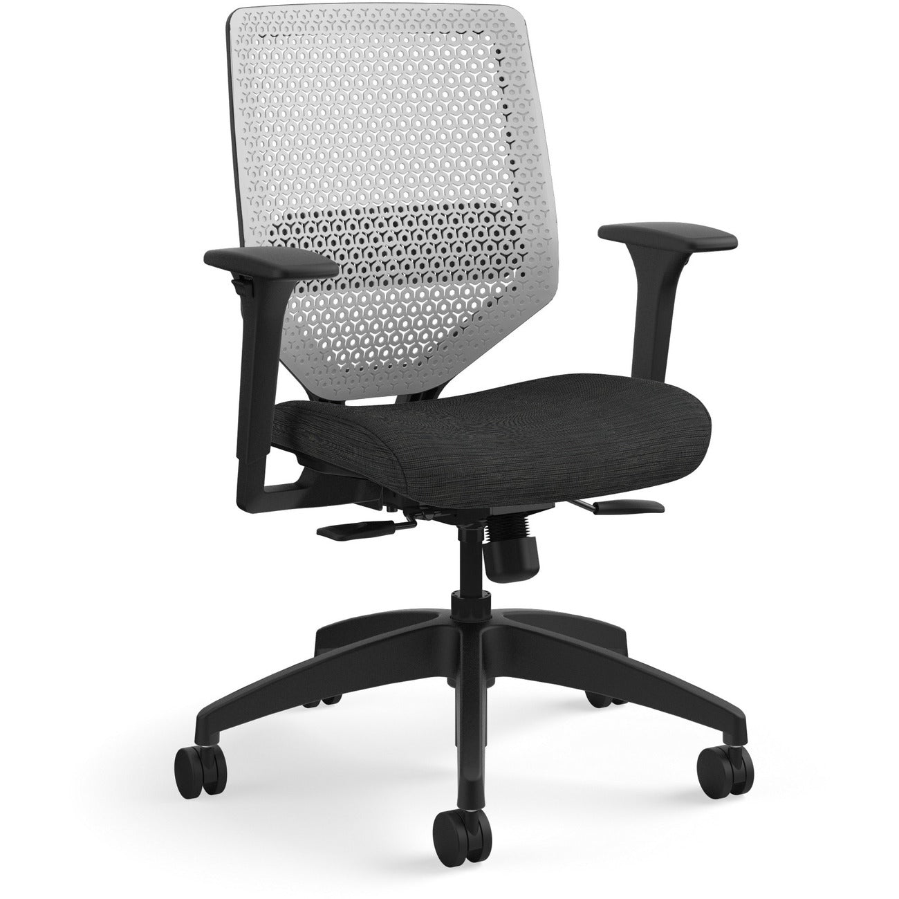 HON Chair Task Mid-Back Arms Bk