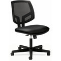 HON Chair Task Mesh Leather Bk
