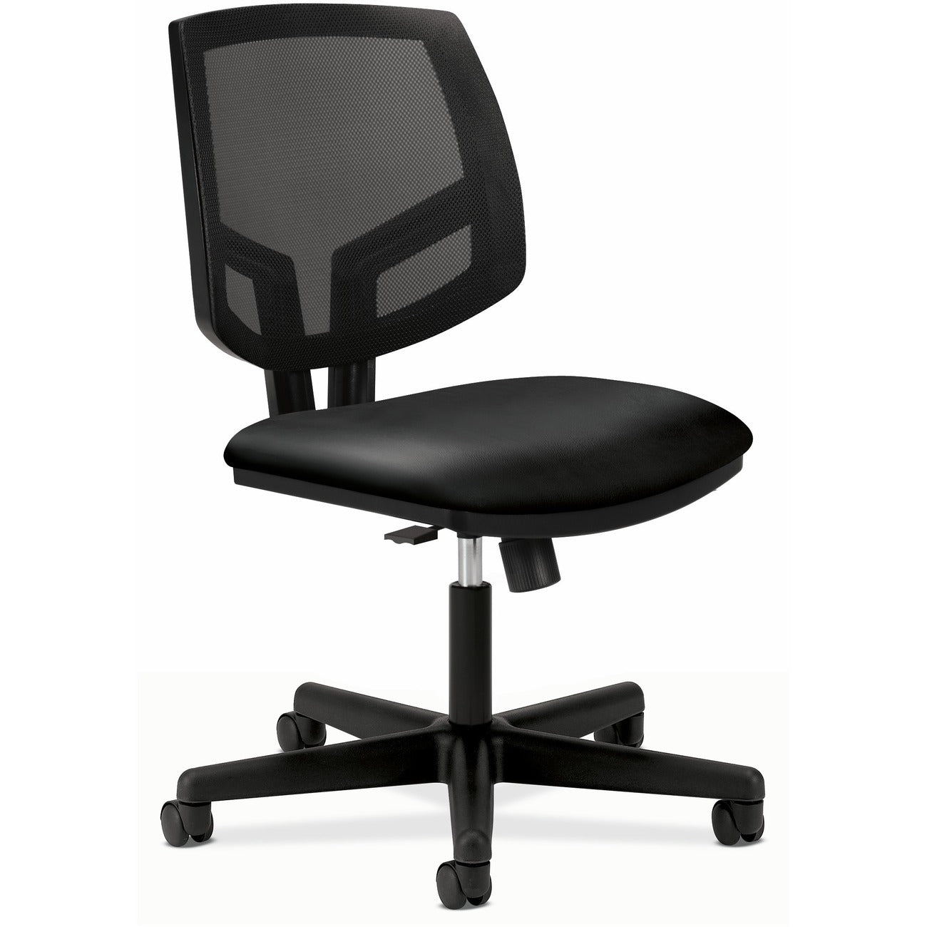 HON Chair Task Mesh Leather Bk