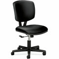 HON Chair Task Tilt Leather Bk