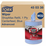 TORK ShopMax Heavy Duty Centerfeed Paper Towel Blue W22
