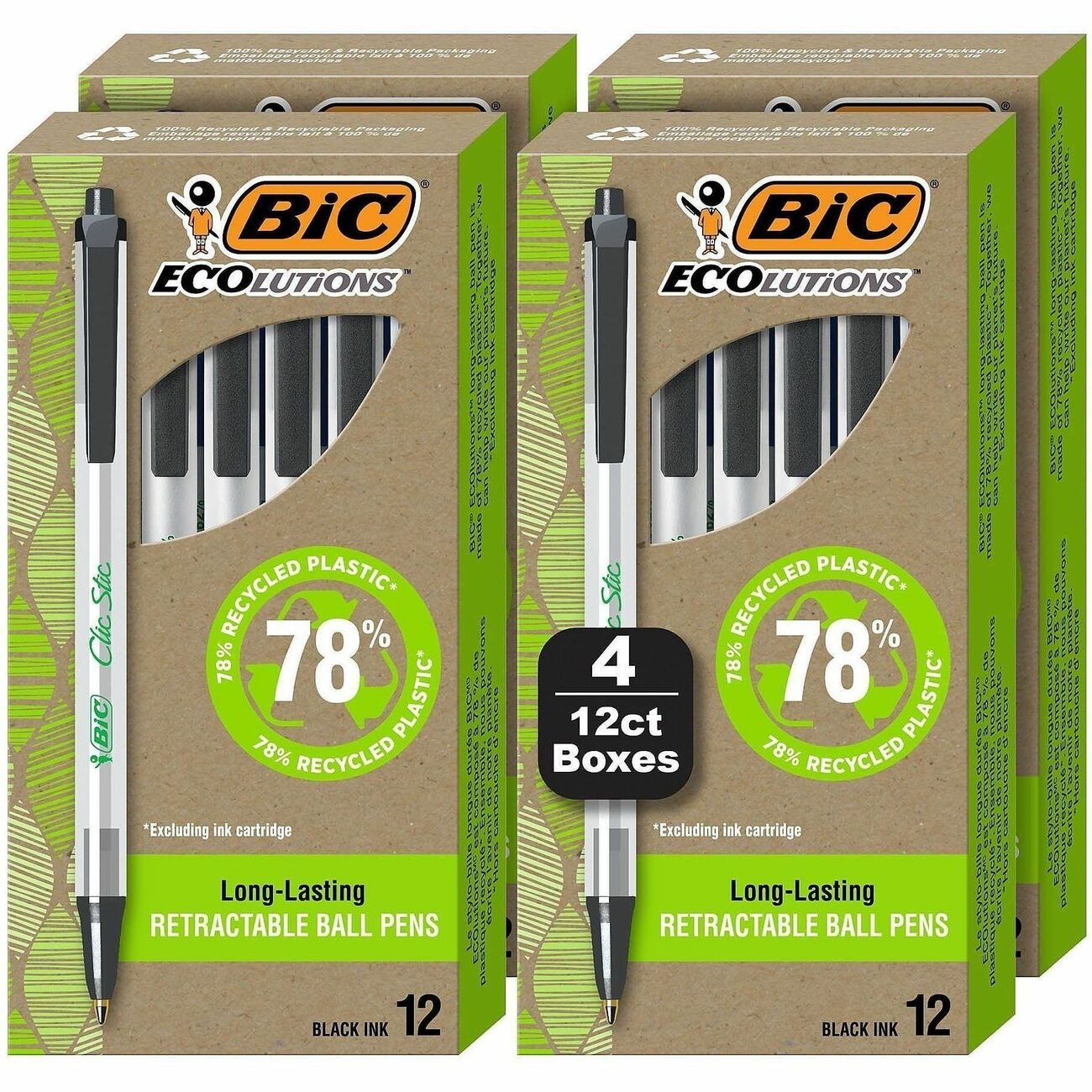 BIC Pens Revolution 48Ctblack