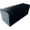 Message Rack 15 Slot Bk