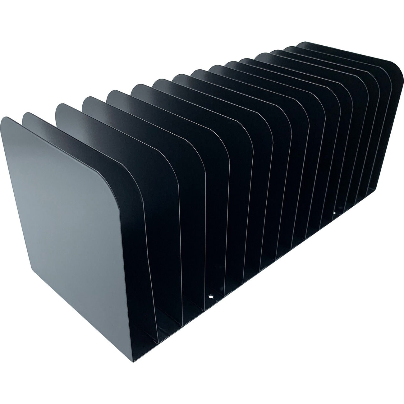 Message Rack 15 Slot Bk