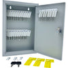 Key Cabinet Slotted 30 Gray