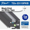 Brother Tape Label 47" Bk/We 10Pk