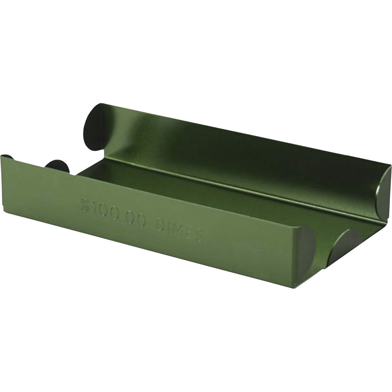Tray Coin Storage Grn Mtl