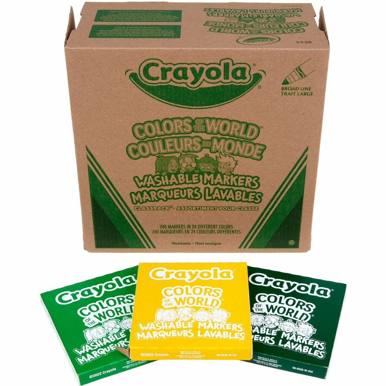 Crayola Marker Ucw Cotw 240Ct