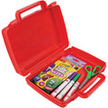 deflecto Case Storage Red