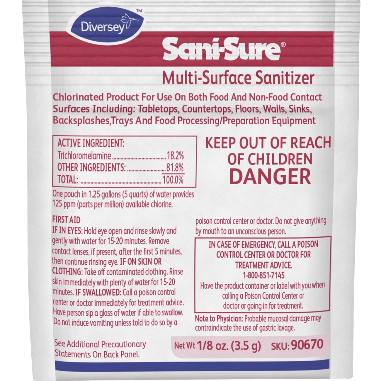 Diversey Sanitizer M.Surfc Sani-Sure