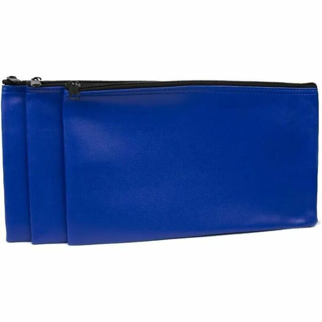 Bag Vinyl Zipper 3/Pk Be