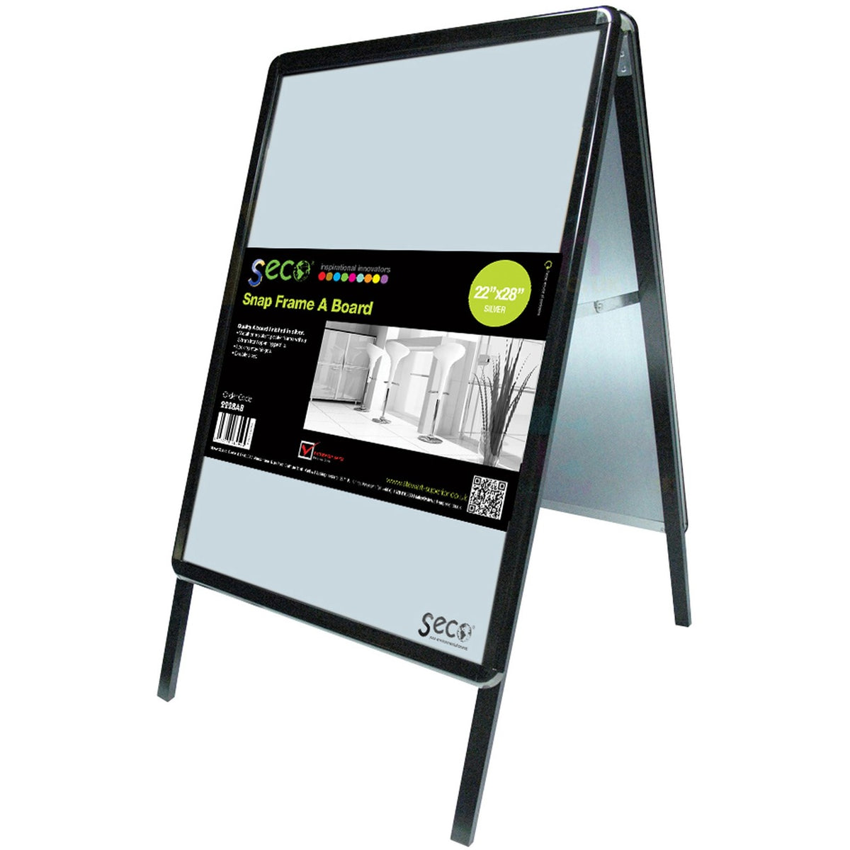 Seco Snap Frame A-board Sidewalk Sign