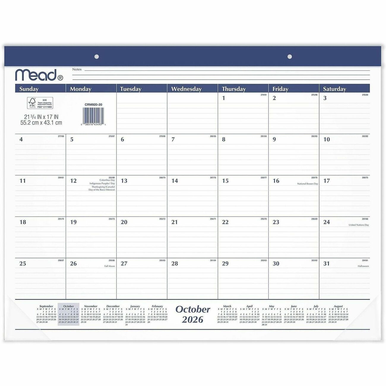 AT-A-GLANCE Deskpad Basic Mo Std Blk