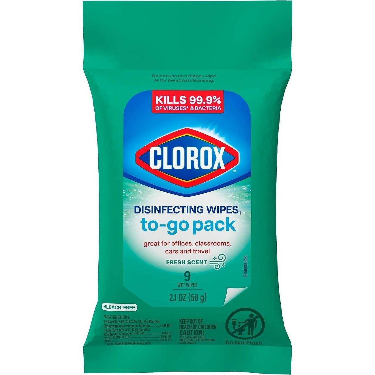 Clorox Wipes Dsnfct 9Ct Wht