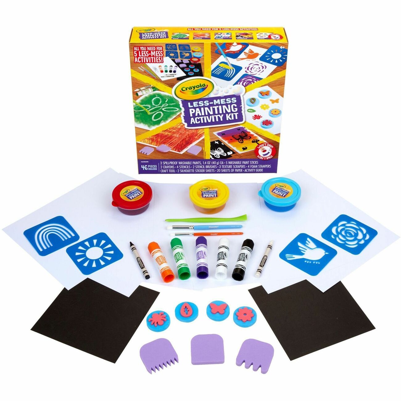 Crayola Pnt Lessmessactivitykit