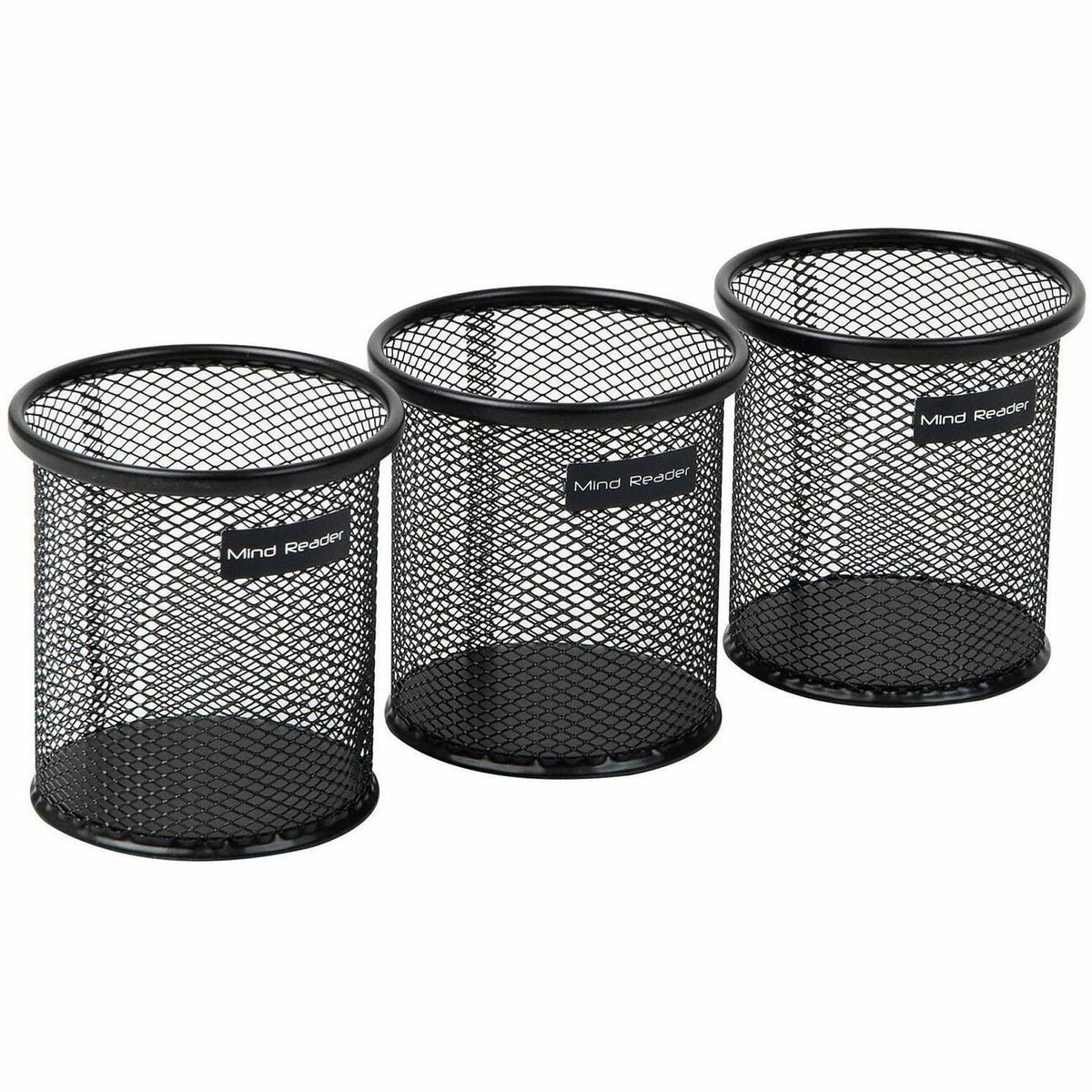 Cup Pen Mtl Mesh Bk 3 Ea