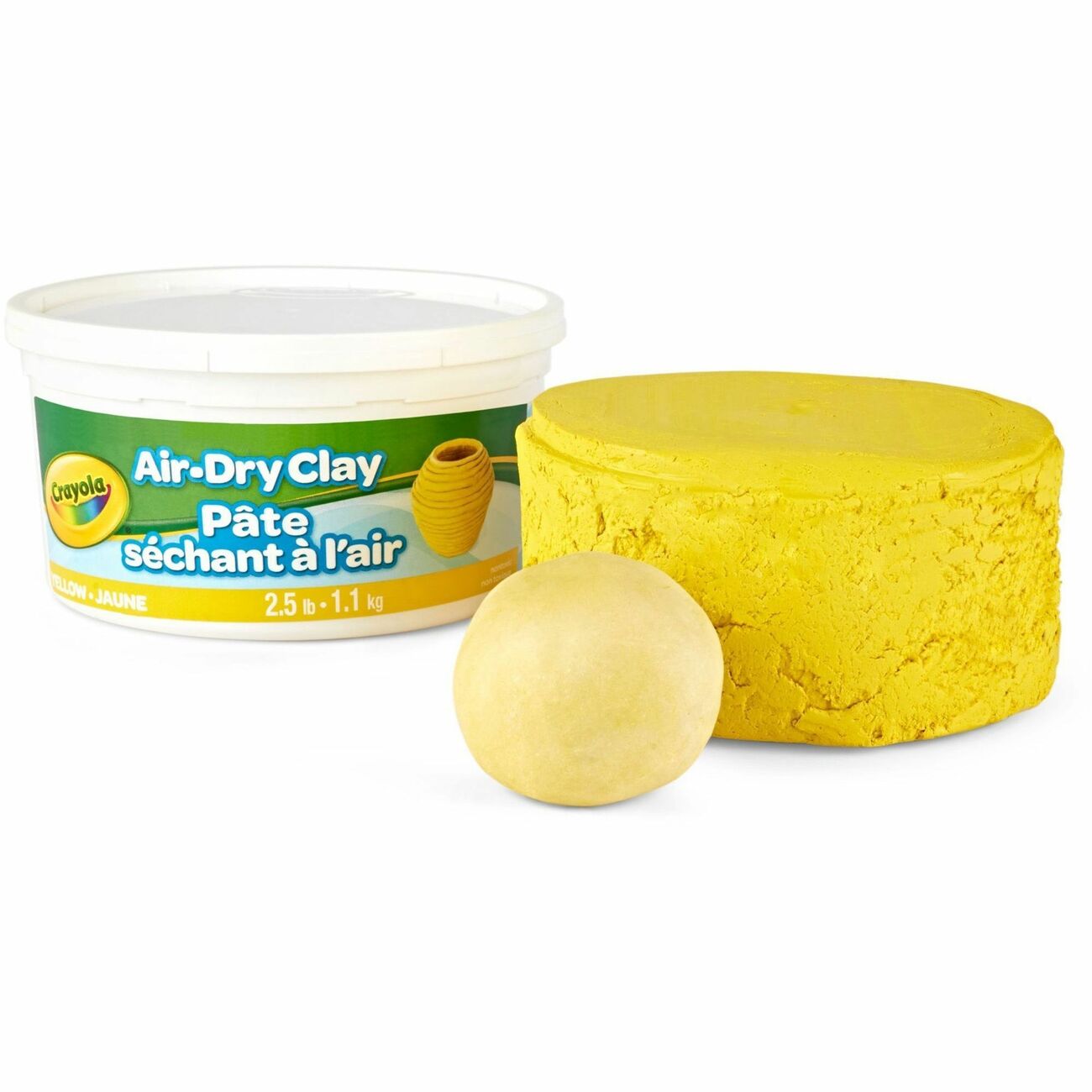Crayola Clay Airdry 2.5Lb Ylw