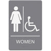 Sign Wall Ada Wmn Hc Gy