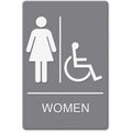 Sign Wall Ada Wmn Hc Gy