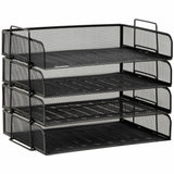 Mind Reader Tiered Stackable Paper Trays