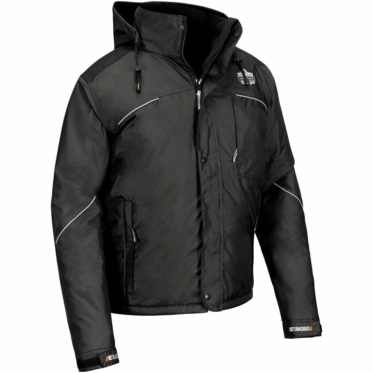 Jacket Work Poly Black 2X